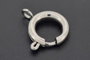 Spring Ring 15mm, with open loop, Stainless Steel
