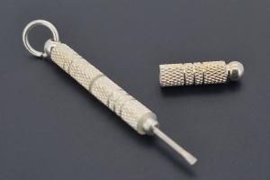 Crimp screwdriver silver-colored with 2 x spare screws