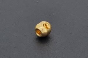 Screw crimp 3,5mm oval, metal gold color