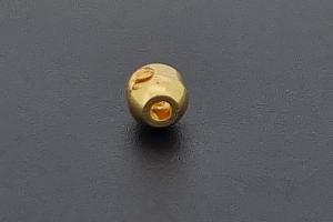 Screw crimp 3,5mm oval, metal gold color