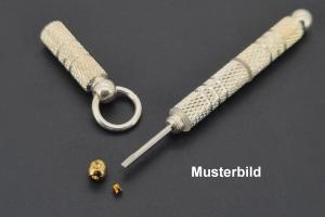 Screw crimp 3,5mm oval, metal gold color