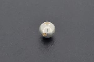 Screw crimp 3,5mm oval, metal silver color