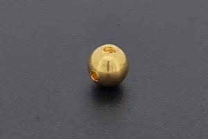Schraubencrimp 4,5mm rund, unecht goldfarben