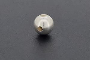 Schraubencrimp 4,5mm rund, unecht silberfarben