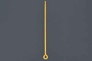 Wechselstab mit Gewinde und se, ca Mae Draht 1,3mm, Lnge 55mm, Nutzlnge 45mm, Unecht, vergoldet