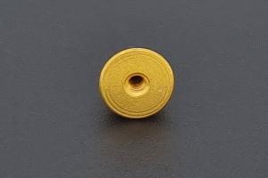 Endteile fr Wechselstbe Modell  Kegel klein 5,5x8mm, Metall, vergoldet