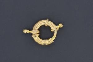 Federring ca. Mae 15mm, Lnge 20,5mm mit 1 Rollo, Metall goldfarben