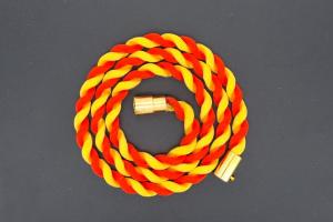 Fanartikel Seidenkordel - Collier, rot / gelb , Lnge ca. 45cm