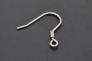 Ohrhaken Edelstahl ca. Mae 18,0x19,0mm, mit senwicklung,