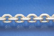 Anchor chain 8-side diamond cut Ø 7,0mm 925/- Silver