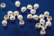 Beads smooth polish heavy version 3,0mm smooth polished - I Ø1,5mm 925/- Silver
