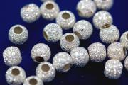 Mooncut Beads 4,0mm 925/- Silver