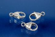 Karabiner bauchig 13 mm 925/- Silber