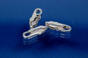 Double Trigger Clasp 13,5mm 925/- Silver
