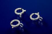 Spring Ring with open Ring 8 mm 925/- Silver