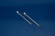 Head pin  20mm long 925/- Silver