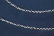 Round Anchor Chain necklace with spring ring 925/- Silver and three extra jump ring,