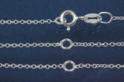 Round Anchor Chain necklace with spring ring 925/- Silver and three extra jump ring,