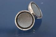 Magnetic Clasp 925/- Silver, round bead ca. 10mm