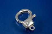 Hand cuff clasp 925/- Silver 21x16mm
