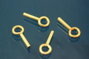Wire end A1,2mm x IØ 0,8mm 925/- Silver gold plated