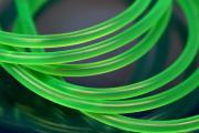 PVC-Rubber cord by meter Ø3mm lightning green