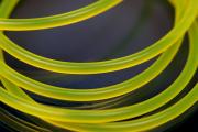 PVC-Rubber cord by meter Ø3mm lightning yellow