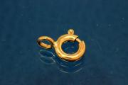 Spring ring Ø5,5mm 333/- Gold, heavy