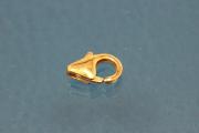 Trigger clasp without loop Ø8mm 333/- Gold