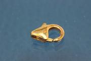 Trigger clasp without loop Ø10mm 333/- Gold