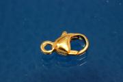 Trigger clasp 585/- Gold 9mm