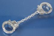Hand-Cuffs Clasp 925/- Silver, large