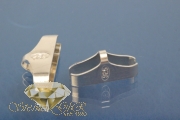 Kautschukenden 925/- Silber 15,0mm