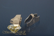 Kautschukenden 925/- Silber 12,0mm