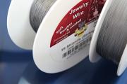 Jewelry wire stainless steel coated on 305m spool 0,45mm  19 strands clear