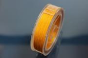 Bead Cord 65m on 8g spool, Color amber, Size S6 = Ø 0,35mm