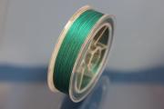 Bead Cord 80m on 8g spool, Color green, Size S5 = Ø 0,33mm