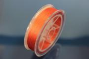 Bead Cord 80m on 8g spool, Color coral, Size S5 = Ø 0,33mm