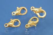 Trigger clasp metal alloy gold color,10mm