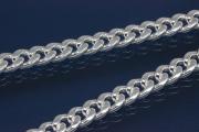 curb chain 925/- silver 45cm long approx..4,4mm polished