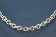 Round Anchor Chain necklace �3,8mm 925/- Silver with trigger clasp, Length 75cm