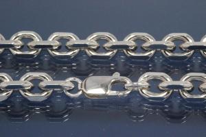 Anchor Chain 925/- Silver diamond cut, width ca. 8,7mm, Length ca. 50cm