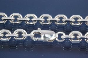 Anchor Chain 925/- Silver diamond cut, width ca. 6,9mm, Length ca. 45cm
