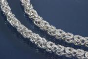 Halskette Knigskette 925/- Silber, Breite ca. 5,4mm, Lnge ca. 55cm