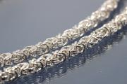 Byzantine Chain 925/- Silver, width ca. 5,4mm, Length ca. 55cm