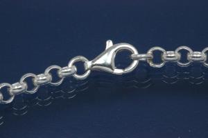Halskette Erbskette 925/- Silber, Breite ca. 4mm, Lnge ca. 50cm
