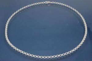Halskette Erbskette 925/- Silber, Breite ca. 4mm, Lnge ca. 60cm