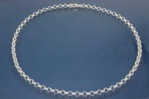 Halskette Erbskette 925/- Silber, Breite ca. 5mm, Lnge ca. 45cm