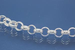 Halskette Erbskette 925/- Silber, Breite ca. 5mm, Lnge ca. 50cm