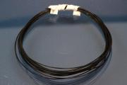 2m ring jewelry wire Ø 0,45mm, black, 7 strands